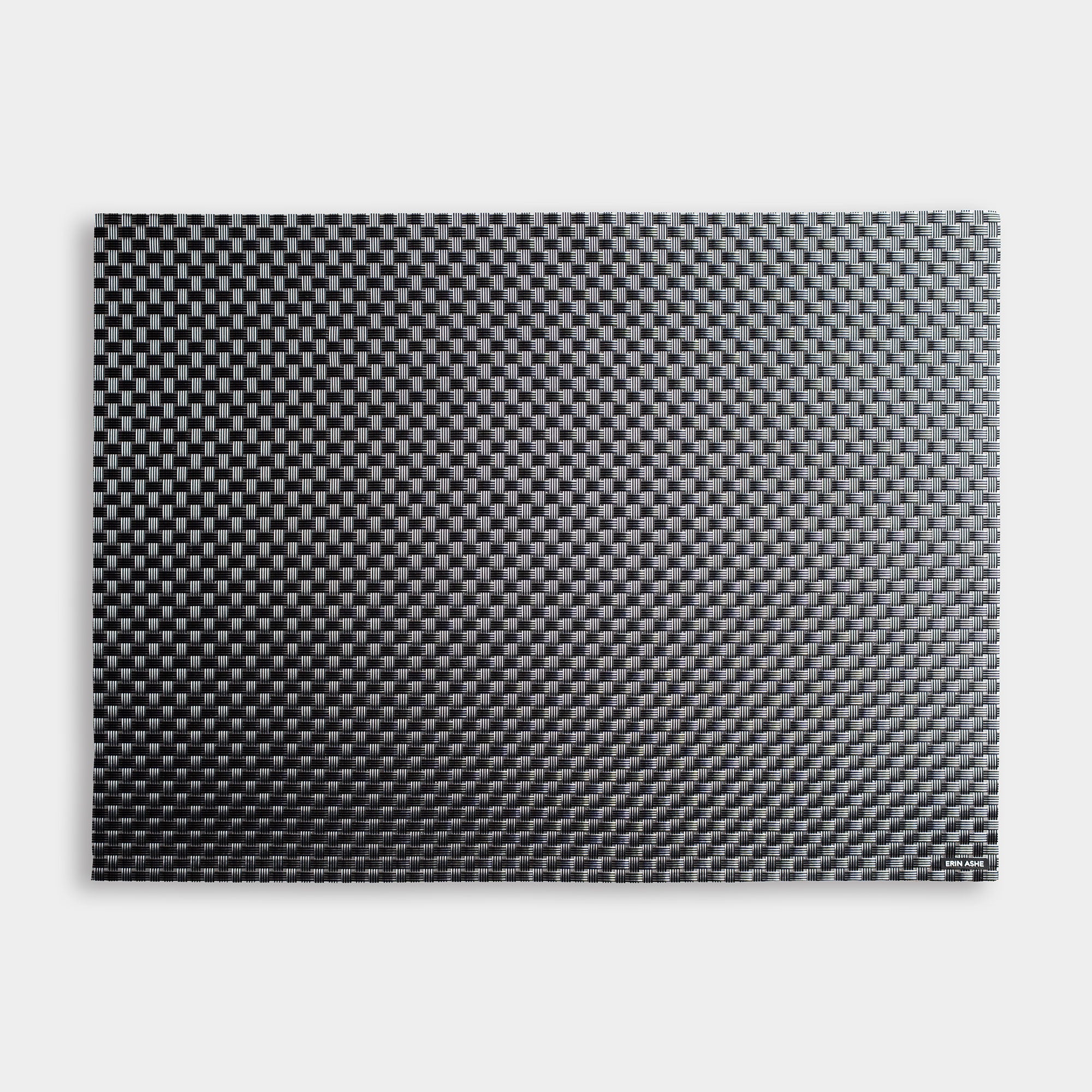 Metallic Large Weave Vinyl Placemats