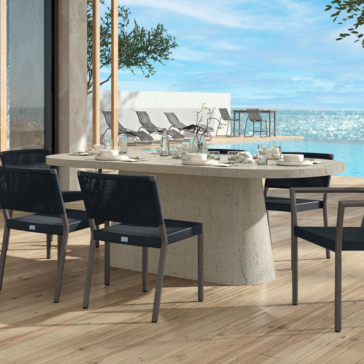 Pompano Dining Table, 84" x 40"