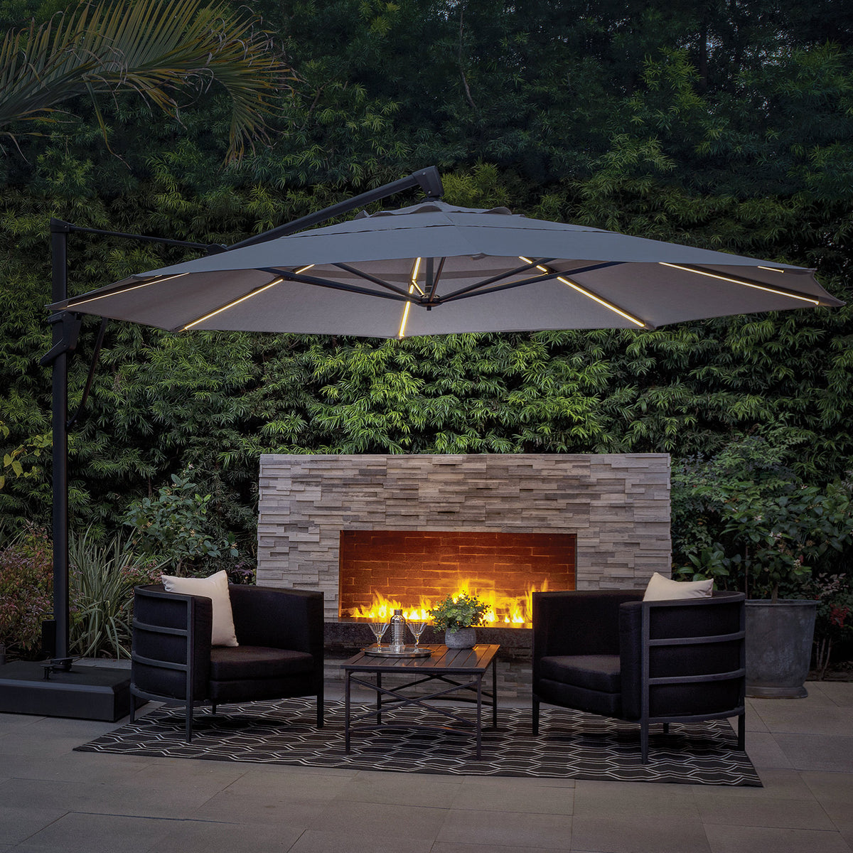 13' Starlux AKZ Plus Cantilever Umbrella