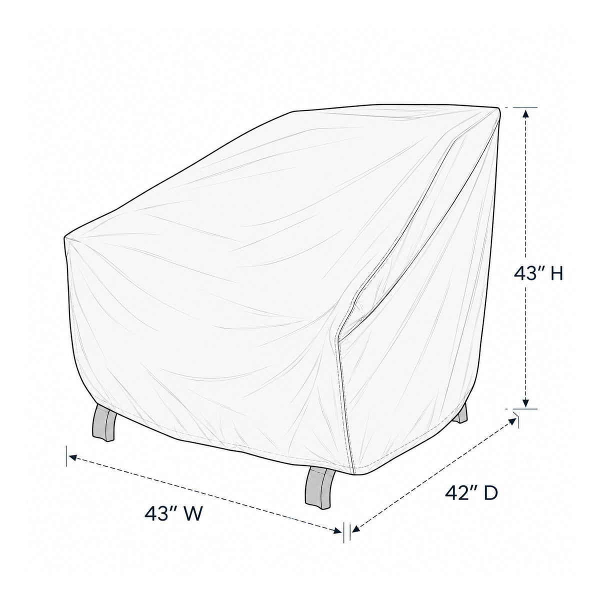 X-Large Lounge Chair Protective Cover