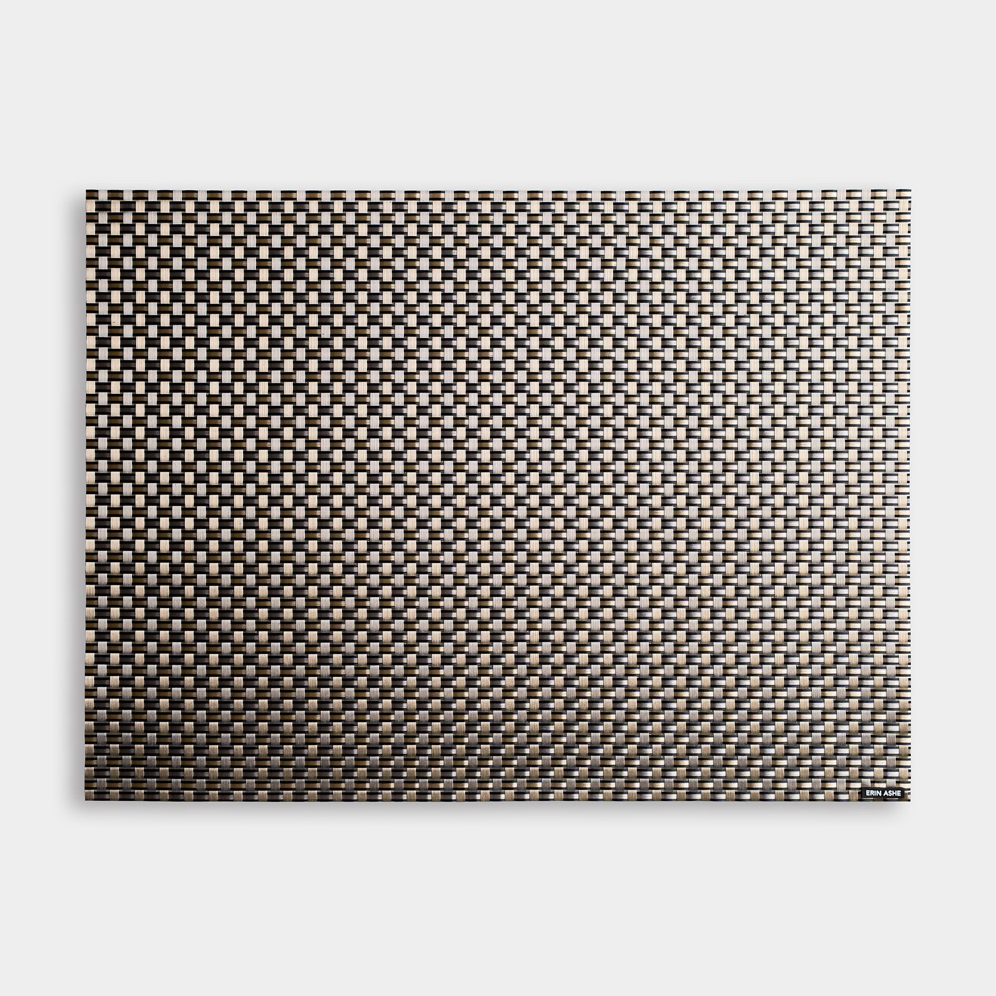 Metallic Large Weave Vinyl Placemats