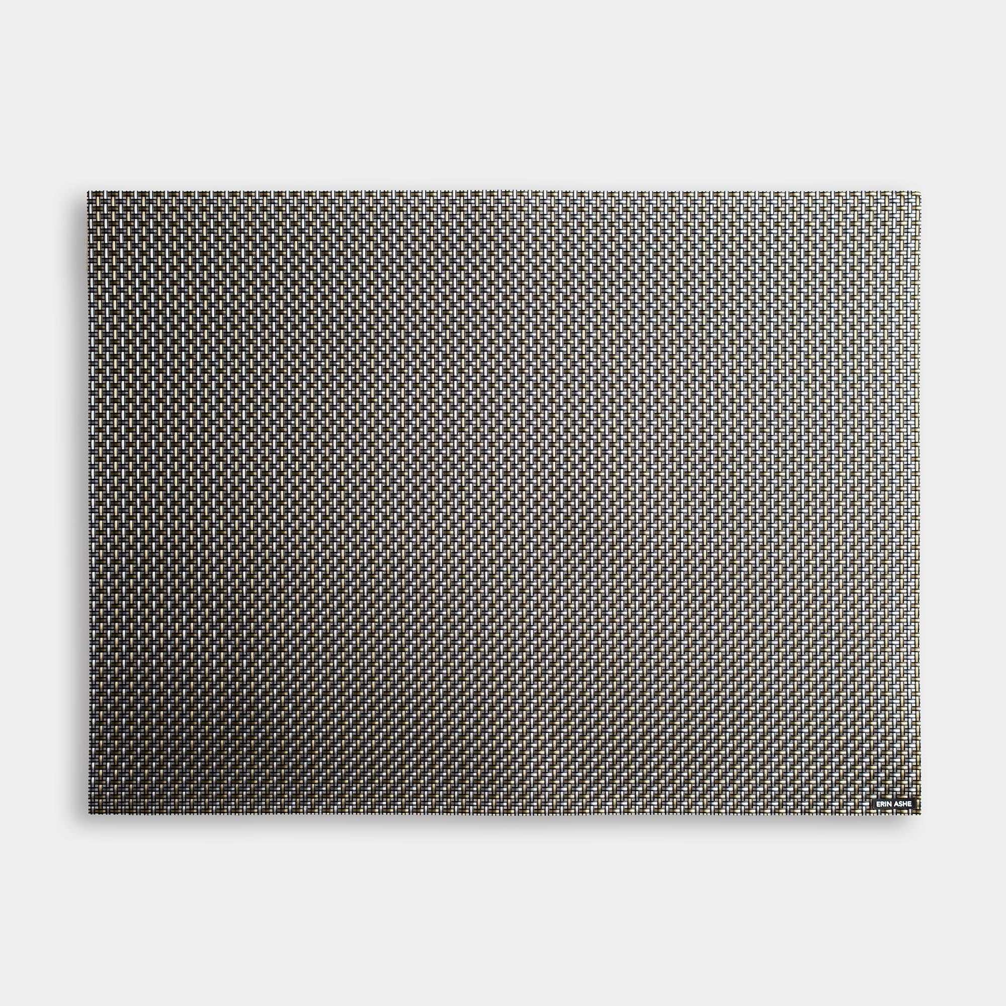 Metallic Small Weave Vinyl Placemats
