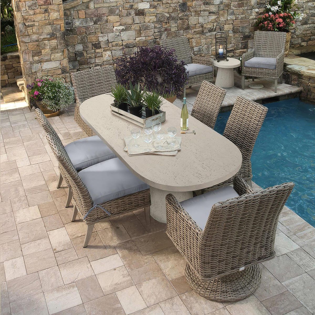 Pompano Dining Table, 84" x 40"