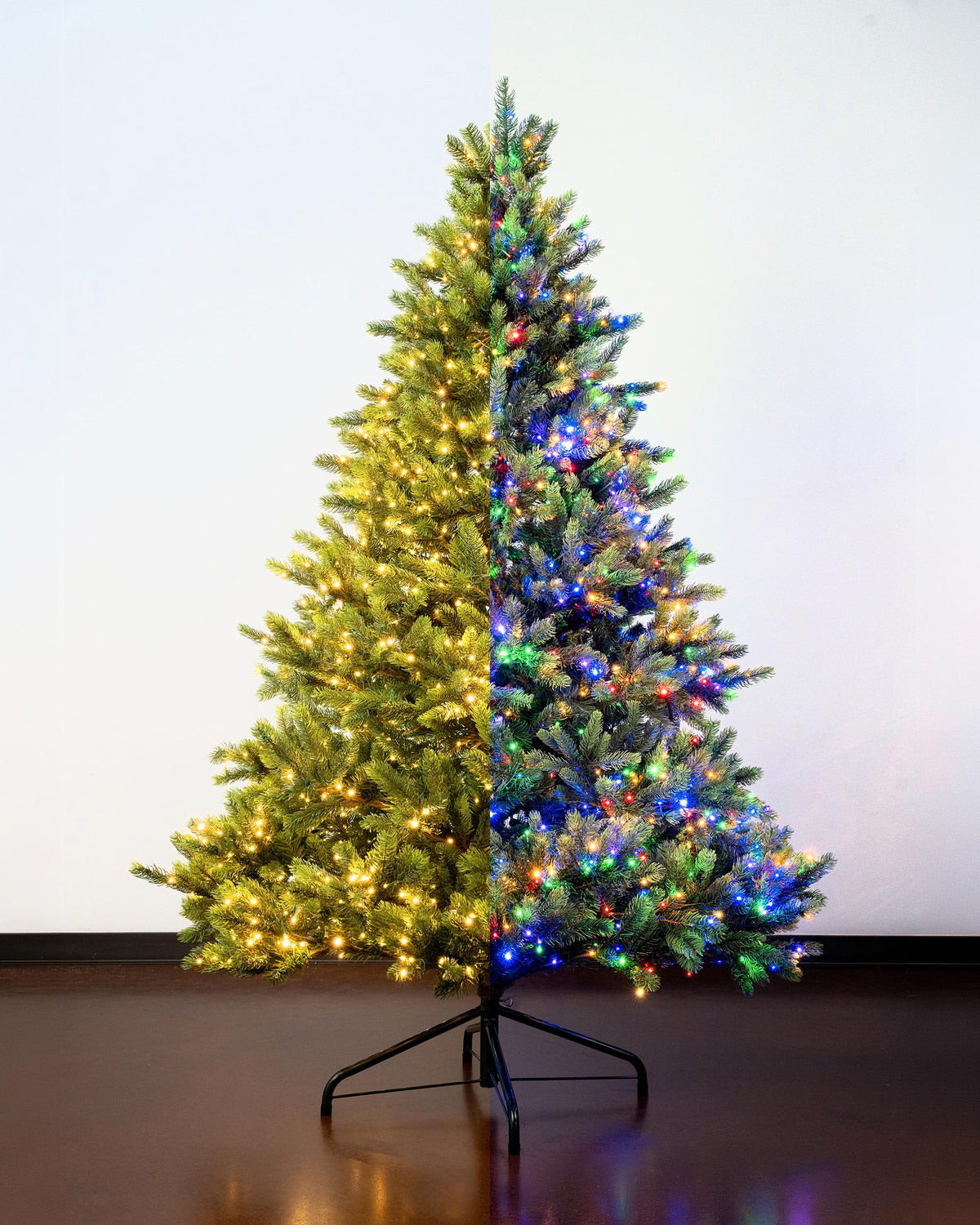 Carolina Deluxe Fir Christmas Tree, Multi-Color