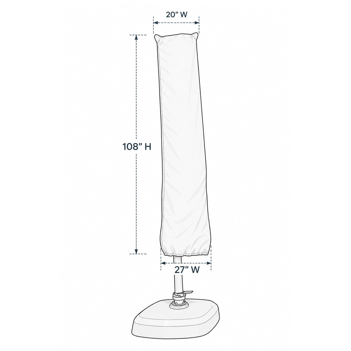 X-Large Cantilever Umbrella Protective Cover